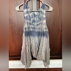 Stylish Blue and White Women's Free People Top